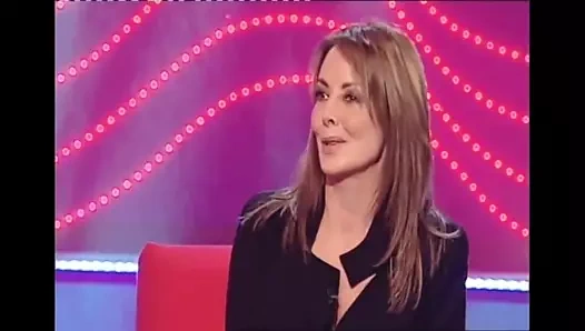 Carol vorderman bölünmüş elbise