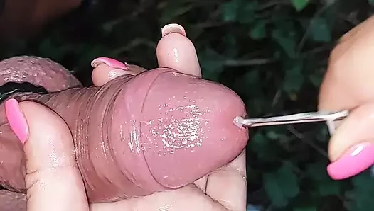 Açık havada elle muamele ve ses.