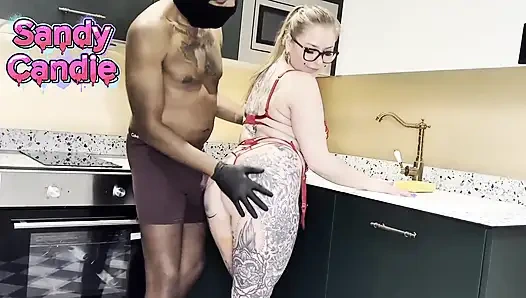 Sandy Candie streched ve girthio tarafından dolduruluyor