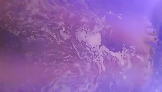 Küvet ışıkları ve mumlar!