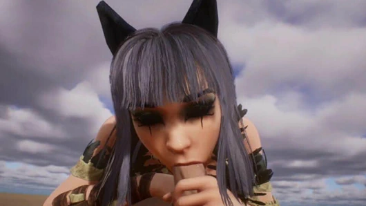 Yaban hayatı, yoğun oral seks, lezzetli tatlı büyük sıcak göt