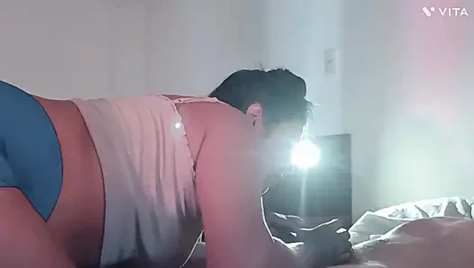 Bölüm 2: Meksika'da eşimle ev yapımı Esmer kocaman popo