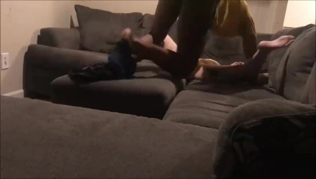 Межрасовая неверная жена в любительском видео