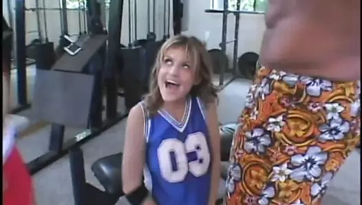 Şanslı adam ponpon kız pussies ve eşek ile onun dick doldurur