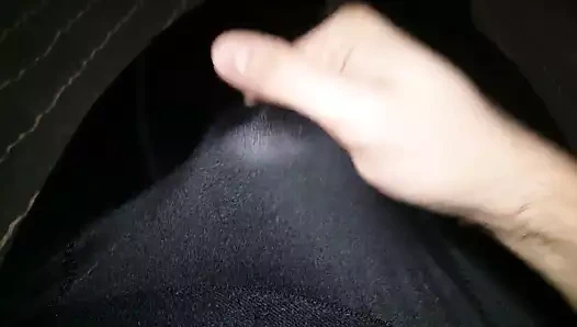 beyaz naylon külot ve baselayer içinde Cumming