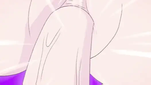 Hinata şişman bir yarağı sıvazlıyor ve amını parçalıyor