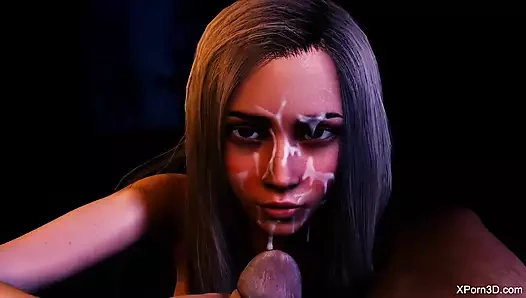 Sarışın güzel kız elle muamele bakış açısı