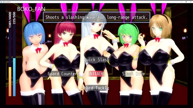 Kız kahramanı dövüyor 3 0,05 tavşan kız