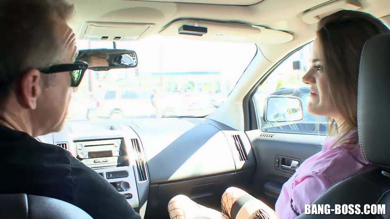 Old Stepfather fucks young daughter because she is a bitch