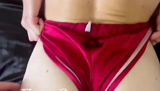 Seksi şortlu minyon pawg Eva Summers ile bakış açısı