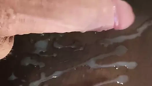 Erkek boşalma yakın çekim - büyük horoz sağladım (dev cumshot)