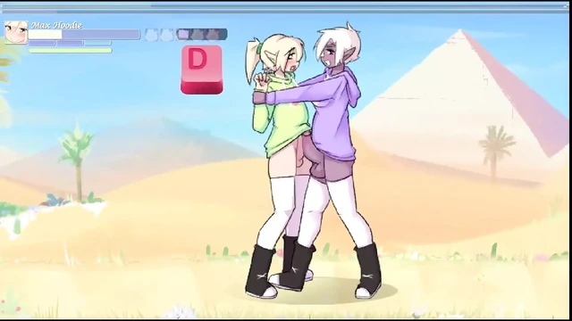 Макс Эльф v0.4 Фембой хентай игра Эпизод 9, даю Макс стонать громче!