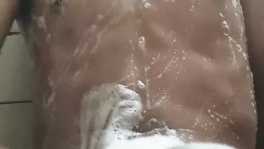 Boy bathroom with soap