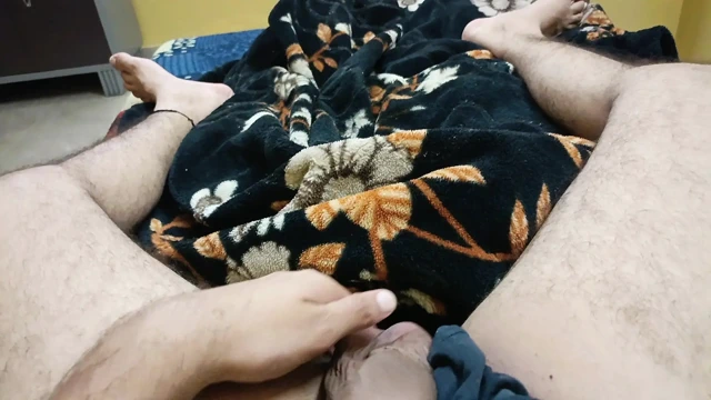 Alone boy playing with his huge cock