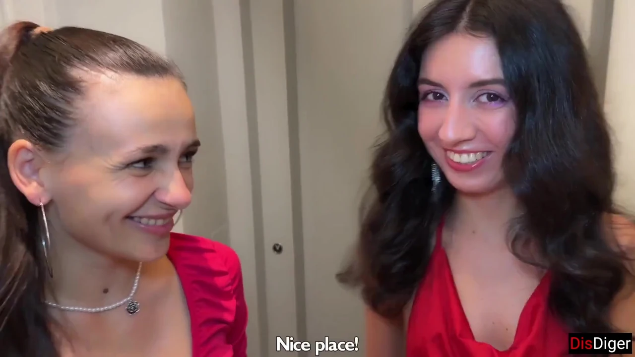 After the Club, Two Sluts Find a Guy for Sex, but They Are Caught...