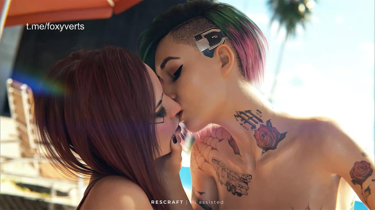 V & Judy深亲吻