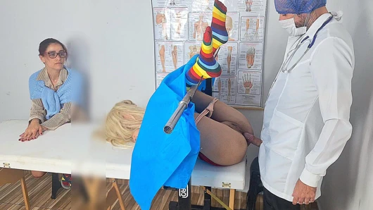 Üvey anne üvey kızını ilk kez jinekologa götürüyor!