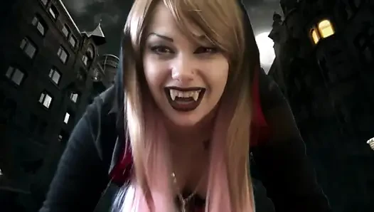 Giantess Vampire want to play for you... but not for long time!