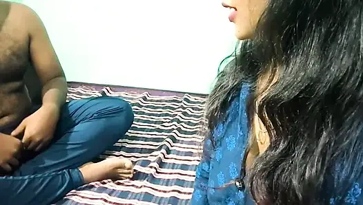 Ateşli Hintli sevimli mallu üvey kız kardeşim yarağıma masaj yapıyor tamil ses