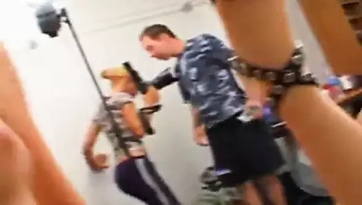 Sıcak anal dörtlü