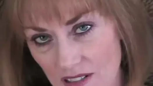 Horny older lady is riding hard cock on the couch