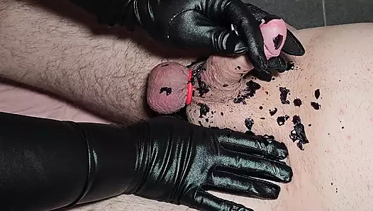 Yarağa mum ağdası ve prostat masajı - bsdm