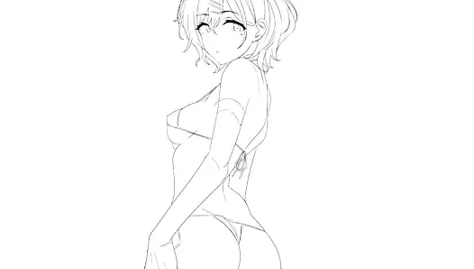 Seksi bikinili poz 2