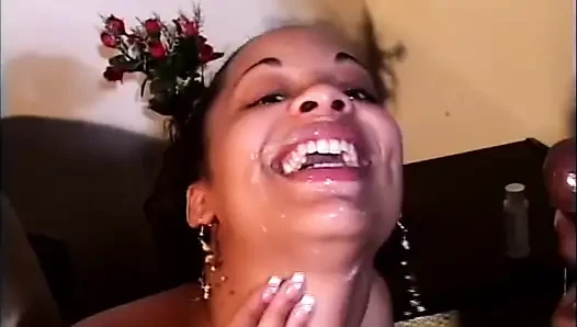Black in black...pussy licking pussy fucking big cock sucking