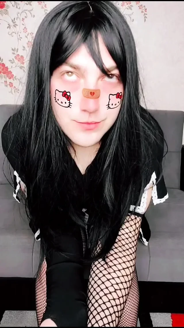 Gotik genç prenses kitty