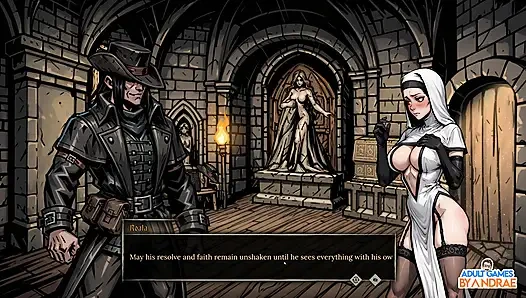 Sexorcism: Lust Confession Gameplay Part 5 - Abbess Roala Boss Fight & Inner Sanctuary Battle