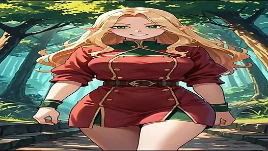 Hentai elf prensesi: en iyi baştan çıkarma"