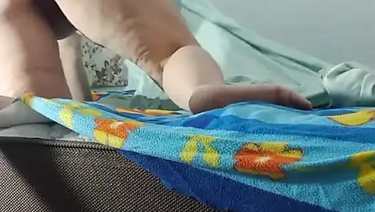 Stepmom forgot the camera on, and it shows too much