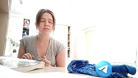 The tutor makes you smell panties!