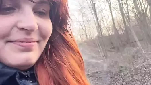 Yeni yılda ormanda yüzme