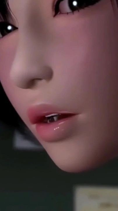 Captivating moment from "Cute bigboob student and her classmate at changing room - Hentai  3d 75"