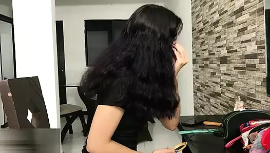Doğum günün kutlu olsun üvey kız kardeş! - Lezzetli pastanı yiyeceğim - İspanyolca porno