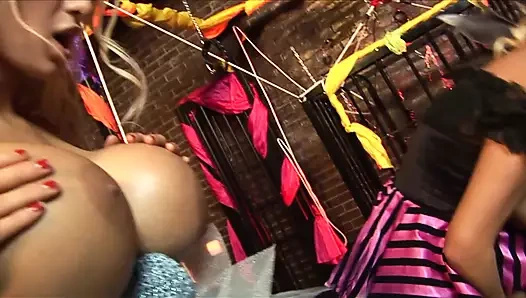 Büyük memeli ve gözlüklü sürtük