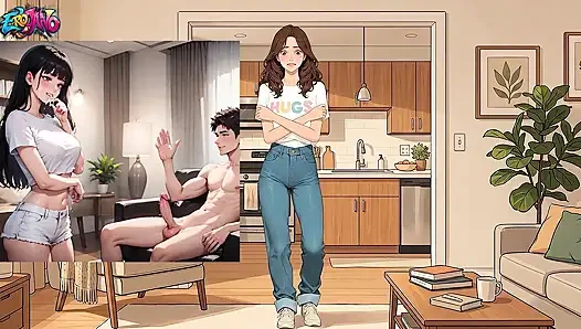 I Fucked My Girlfriend's Stepsister (19) While She Was Watching Hentai Anime