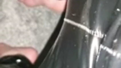 Benim parlak sürtük pvc tozluk ve alt katta kocası