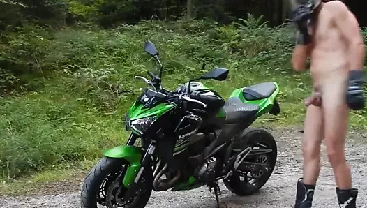 Siktir et motosiklette