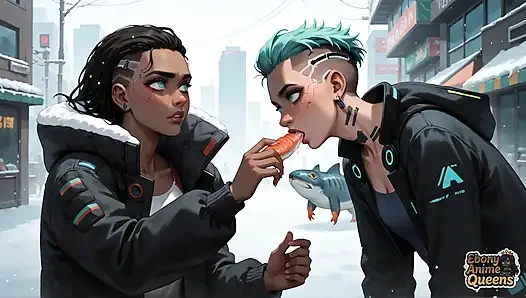 Yaramaz zenci hatunların pornoyla beslenen bir popshot ziyafeti tadını çıkarlarını izleyin!