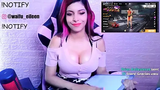 Waifu eileen göğüsleri sıçrama yapar