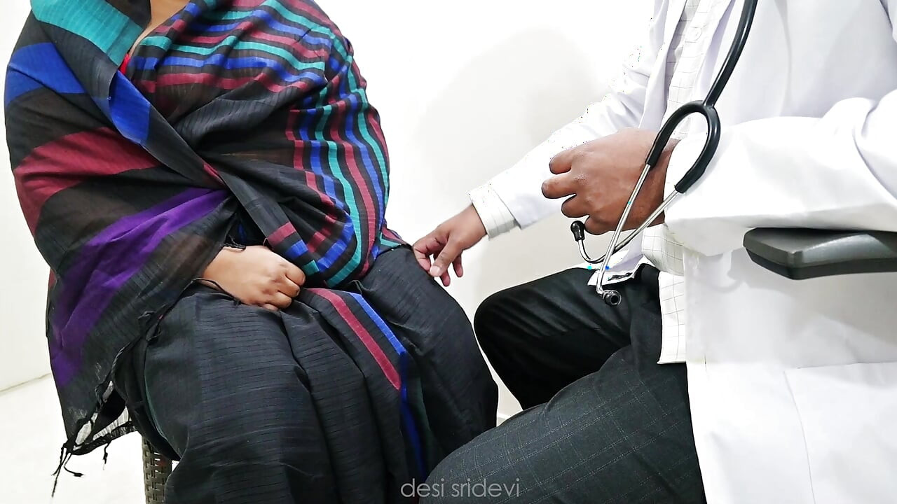 Telugu doctor checking local lady boobs in clinic