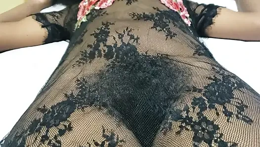 Hot MILF close up pussy under lingerie XXX Amateur
