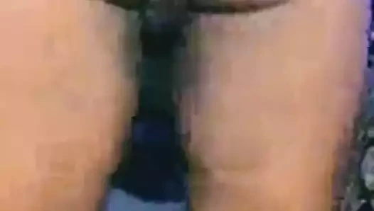 My ebony bbw spreading her asshole