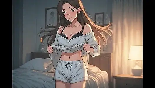Uncensored video of 18 Year old Anime Girl, AI Generated Cartoon content,  3D Hentai Cartoon on closeup by Kiidzy Animates