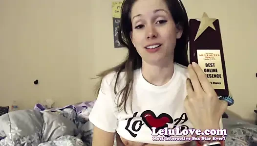 Lelu love-webcam: imalover gömlek ödülleri ve duş