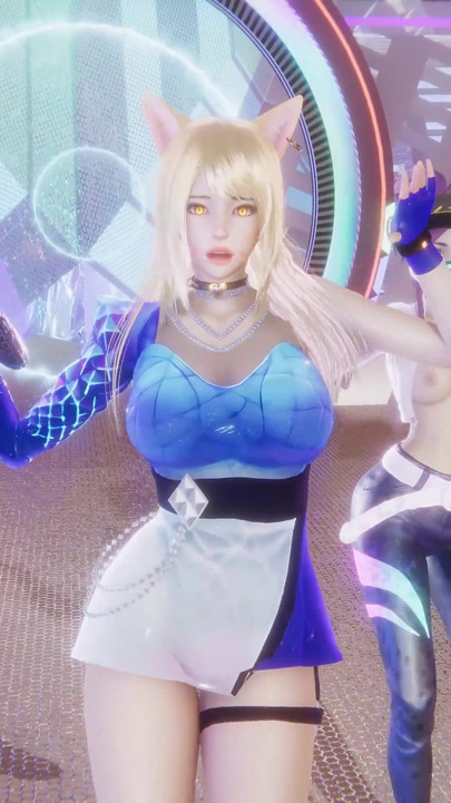 Mmd kpop iblis avcıları - huntrx - altın ahri akali kaisa seksi striptiz league of legends hentai sansürsüz 4k 60 fps