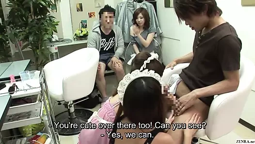 Bağlam yok, bir kafede cfnm hizmetçisi - benzersiz bir bükülme ile jav