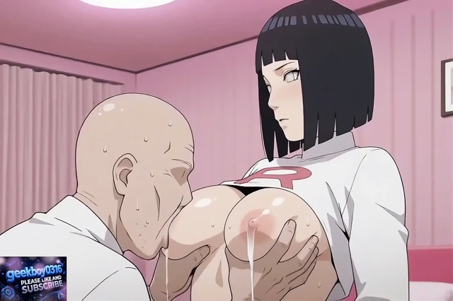 Boruto Hinata Hen - Hinata enjoys cosplay sex with ugly man